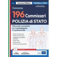 Ebook Concorso 196 Commissari Polizia di Stato - Manuale di teoria e test di AA. VV. edito da EdiSES Edizioni
