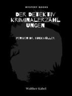 Ebook Pension Dr. Buckmüller di Walther Kabel edito da Librorium Editions