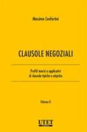Ebook Clausole negoziali di Massimo Confortini edito da Utet Giuridica
