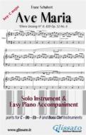 Ebook Ave Maria (Schubert) - Solo & Easy Piano (key C) di Franz Schubert edito da Glissato Edizioni Musicali
