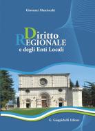 Ebook Diritto Regionale e degli Enti Locali di Giovanni Masciocchi edito da Giappichelli Editore