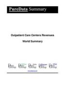 Ebook Outpatient Care Centers Revenues World Summary di Editorial DataGroup edito da DataGroup / Data Institute