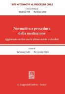 Ebook Normativa e procedura della mediazione di AA.VV. edito da Giappichelli Editore