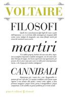 Ebook Filosofi martiri cannibali di Voltaire edito da Piano B edizioni