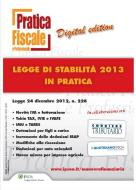 Ebook Legge di stabilità 2013 - In Pratica di AA. VV. edito da Ipsoa