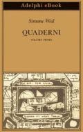 Ebook Quaderni di Simone Weil edito da Adelphi