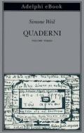 Ebook Quaderni di Simone Weil edito da Adelphi