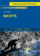 Ebook Nichts von Janne Teller - Textanalyse und Interpretation di Janne Teller edito da Bange, C
