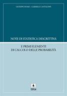 Ebook Note di statistica descrittiva e primi elementi di calcolo delle probabilità di Gabriele Cantaluppi edito da EDUCatt