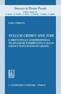 Ebook Nullum crimen sine iure di Daria Perrone edito da Giappichelli Editore