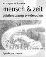 Ebook mensch & zeit di w. e. eigensinn &amp; andere edito da BookRix