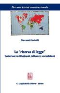 Ebook La "riserva di legge" di Giovanni Piccirilli edito da Giappichelli Editore