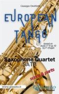 Ebook "European Tango" for Saxophone Quartet di Giuseppe Onofrietti edito da Glissato Edizioni Musicali