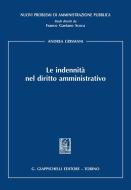Ebook Le indennità nel diritto amministrativo di Andrea Crismani edito da Giappichelli Editore