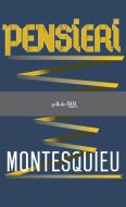 Ebook Pensieri di Montesquieu Charles Louis edito da BUR