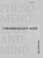 Ebook Phenomenology and Mind 24 di AA.VV. edito da Rosenberg & Sellier