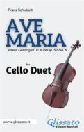Ebook Cello duet - Ave Maria by Schubert di Franz Schubert edito da Glissato Edizioni Musicali