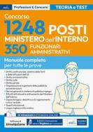 Ebook [EBOOK] Concorso 350 Funzionari amministrativi Ministero dell'Interno di AA. VV. edito da EdiSES Edizioni