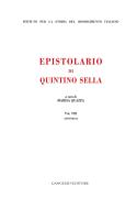 Ebook Epistolario di Quintino Sella di Marisa Quazza edito da Gangemi Editore