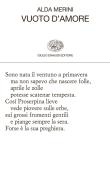 Ebook Vuoto d'amore di Merini Alda edito da Einaudi