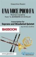 Ebook (Bassoon part) Una voce poco fa - Soprano & Woodwind Quintet di Gioacchino Rossini, a cura di Enrico Zullino edito da Glissato Edizioni Musicali