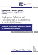 Ebook Employment Relations and Transformation of the Enterprise in the Global Economy di Silvia Borelli, Orsola Razzolini, Vania Brino edito da Giappichelli Editore