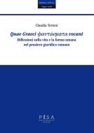 Ebook Quae Graeci ?????????? vocant di Claudia Terreni edito da Pisa University Press Srl