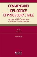 Ebook Commentario del Codice di procedura civile - vol. 7 - tomo III di Claudio Consolo, Luigi Paolo Comoglio, Bruno Sassani, Romano Vaccarella edito da Utet Giuridica