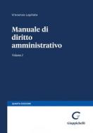 Ebook Manuale di Diritto amministrativo di Vincenzo Lopilato edito da Giappichelli Editore