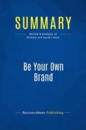 Ebook Summary: Be Your Own Brand