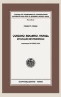 Ebook Consumo, risparmio, finanza di Federico Pedrini edito da Giappichelli Editore