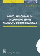 Ebook Debito, responsabilità e comunione legale nel nuovo diritto di  famiglia di Fulvio Mecenate edito da Giappichelli Editore