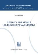 Ebook L'udienza preliminare nel processo penale minorile - e-Book di Lucio Bruno Cristiano Camaldo edito da Giappichelli Editore