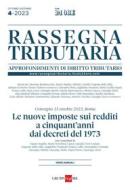 Ebook Rassegna Tributaria 4/2023 di AA.VV. edito da IlSole24Ore Professional