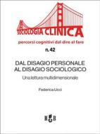 Ebook Dal disagio personale al disagio sociologico di federica ucci edito da Homeless Book