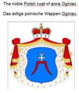Ebook The noble Polish coat of arms Oginiec. Das adlige polnische Wappen Oginiec. di Werner Zurek edito da Books on Demand