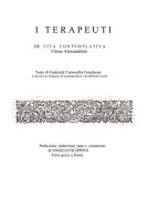 Ebook I Terapeuti - De Vita Contemplativa di Angelo Filipponi edito da Publisher s17896