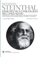 Ebook Ermeneutica e psicologia del linguaggio di Steinthal Heymann edito da Bompiani