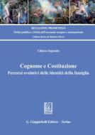Ebook Cognome e costituzione - e-Book di Chiara Ingenito edito da Giappichelli Editore