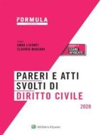 Ebook Esame Avvocato - Atti e pareri svolti di diritto civile 2020 di ANNA LICONTI, CLAUDIA MARIANI edito da Cedam