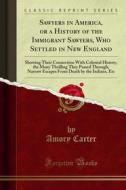 Ebook Sawyers in America, or a History of the Immigrant Sawyers, Who Settled in New England di Amory Carter edito da Forgotten Books