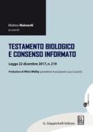 Ebook Testamento biologico e consenso informato di AA.VV. edito da Giappichelli Editore