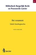 Ebook Het testament di Tim De Vogelaere edito da Uitgeverij Larcier