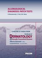Ebook Chapter 23 Taken from Textbook of Dermatology & Sexually Trasmitted Diseases - ALLERGOLOGICAL DIAGNOSIS: PATCH TESTS di A.Giannetti, D. Bonamonte, C. Foti edito da Piccin Nuova Libraria Spa