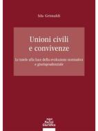 Ebook Unioni civili e convivenze di Ida Grimaldi edito da Pacini Editore