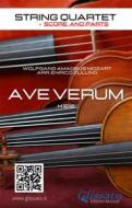 Ebook String Quartet: Ave Verum by Mozart (score & set of parts) di Wolfgang Amadeus Mozart, Enrico Zullino edito da Glissato Edizioni Musicali