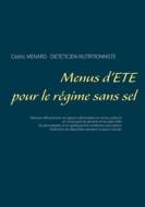 Ebook Menus d&apos;été pour le régime sans sel di Cédric Menard edito da Books on Demand