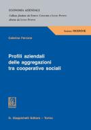 Ebook Profili aziendali delle aggregazioni tra cooperative sociali di Caterina Ferrone edito da Giappichelli Editore