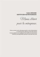 Ebook Menus d&apos;hiver adaptés à la ménopause. di Cédric Menard edito da Books on Demand