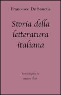 Ebook Storia della letteratura italiana di Francesco De Sanctis edito da Grandi Classici